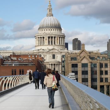 Saint Paul's Cathedral in the City of London, UK