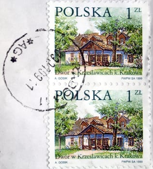 Range of Polish postage stamps from Poland