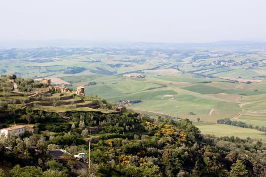 A village in Tuskanian hills
