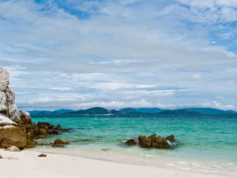 Beach on Ko Khai Nok in Phuket of Thailand