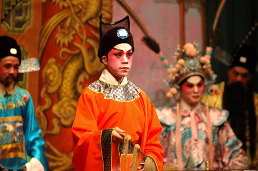 The performance of Guang Dong (Chinese) opera