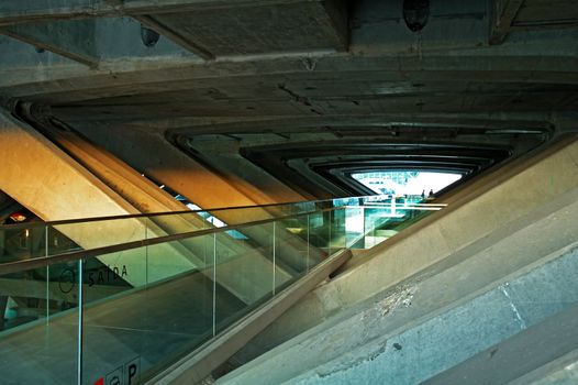 The design architecture of modern train (subway) station