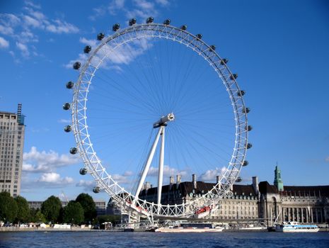 Famous tourist destination - London millennium wheel