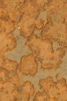 Detail of rusty metal, showing rust textures