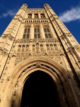 The tower of the London Parliament