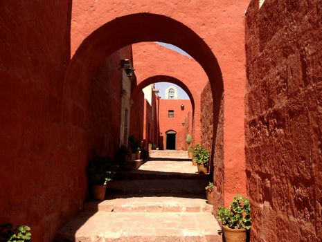 Old cloister in the female monastery