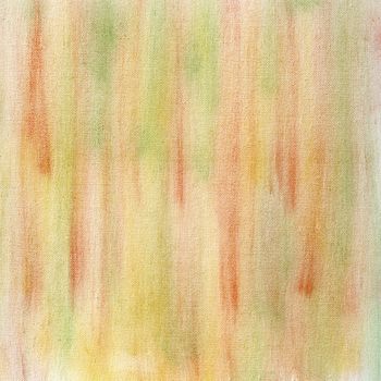 red, yellow and green crayon pastel smudges on white artist canvas, self made by photographer
