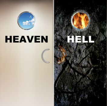 two doors to heaven and hell