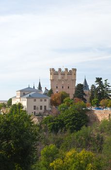 Alcazar fortress of the Segovia city, Spain