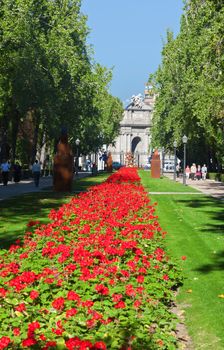 The Park Buen-Retiro in Madrid Cirty, Spain