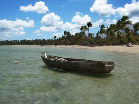 Boat at the coastline