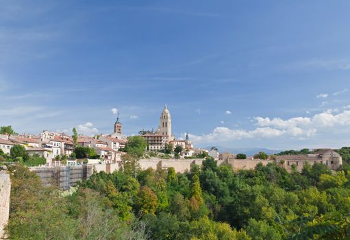 Segovia cathedral, World Heritage town Segovia, Spain 