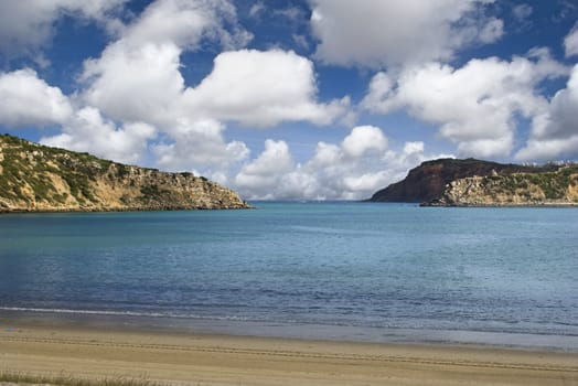 Beautiful bay in a beautiful day with turquoise water