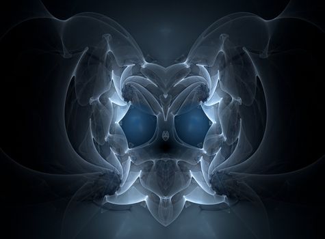 Rendered Fractal image looks like dragon head