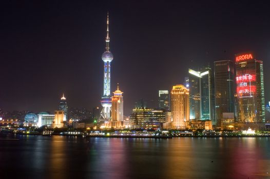 View of Oriental Pearl Tower in Shanghai