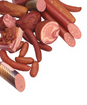 Meat Delicacies, Ham, Sausage, Salami, Hot dogs, Small sausages