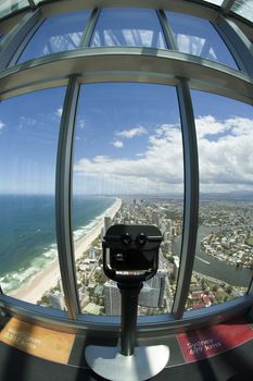 View of Surfers Paradise Gold Coast Australia