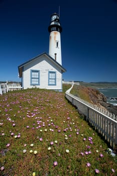 Pigeon Point Light Station or Pigeon Point Lighthouse is a lighthouse built in 1871 to guide ships on the Pacific coast of California. It is one of the tallest lighthouses in the United States.