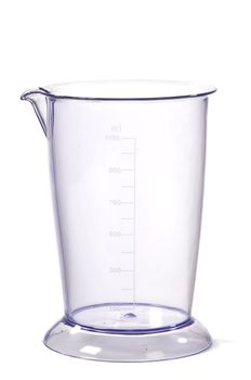 Glass Measuring Jug Isolated On White Background
