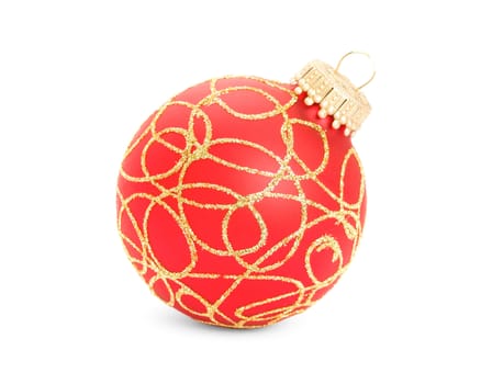 christmas ball isolated on the background