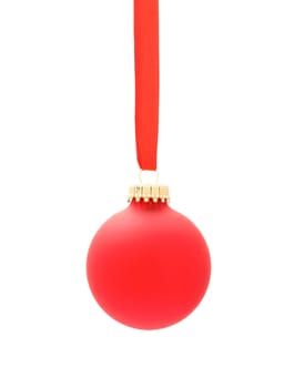 christmas ball isolated on the background