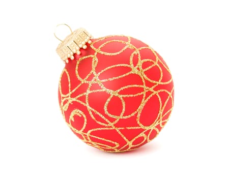 christmas ball isolated on the background
