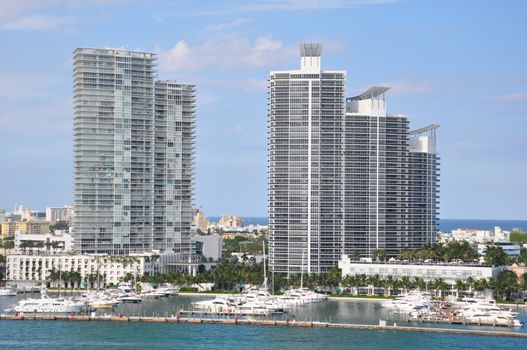 View of Miami in Florida