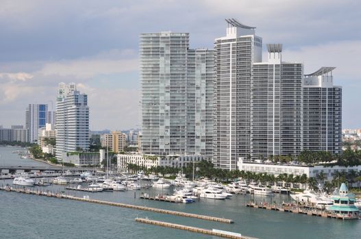 View of Miami in Florida