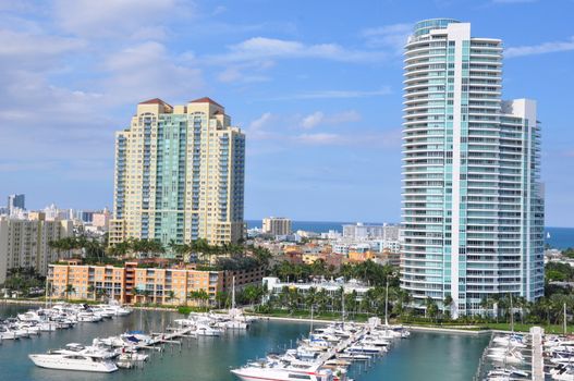 View of Miami in Florida