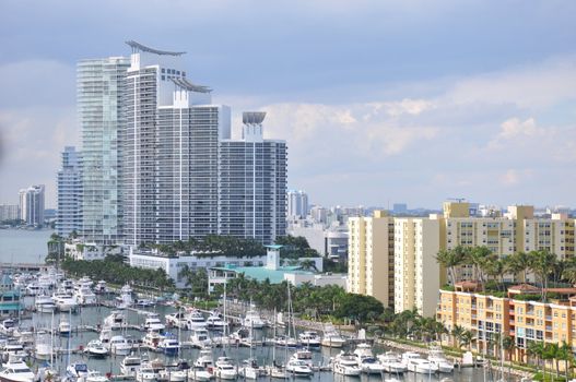 View of Miami in Florida