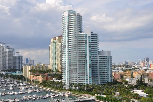 View of Miami in Florida