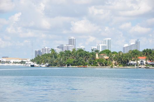 View of Miami in Florida