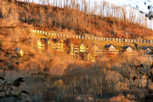 houses on the hill