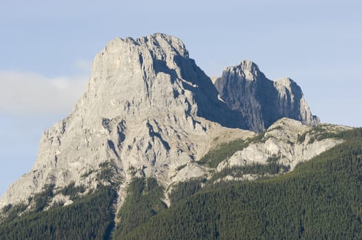 Rocky Mountains in Banff National Park Canada