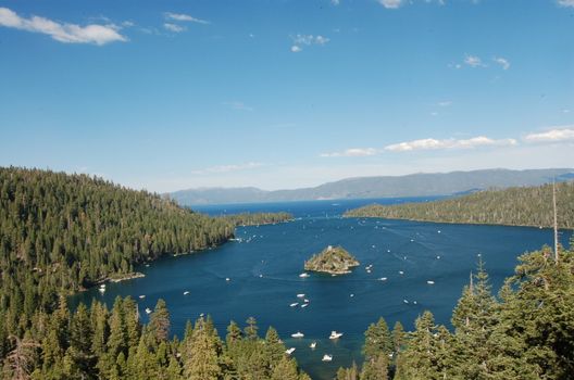 Emerald Bay at Lake Tahoe,Nevada,USA