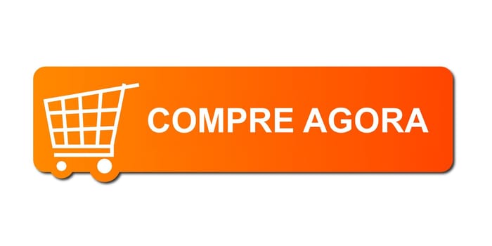 Compre Agora (Buy Now) button with a shopping cart on white background.