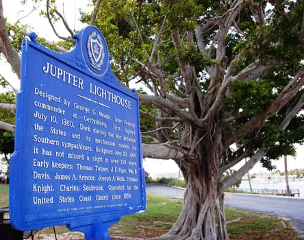 Jupiter Lighthouse Sign