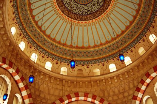 interior Ceiling Decoration of Arabic design Theme