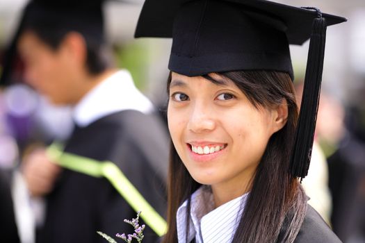 asian girl graduation