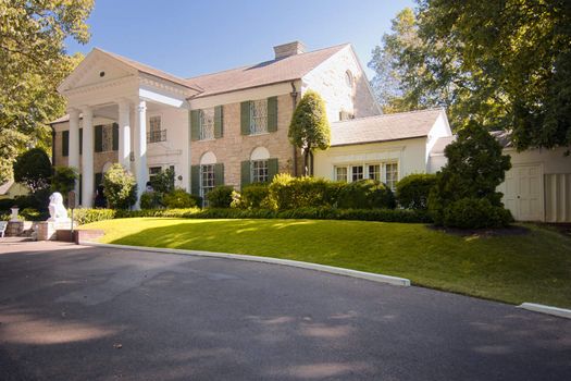 Elvis Presley's Graceland, September 30th 2010. It has become the second most-visited private home in America with over 600,000 visitors a year. Only the White House has more visitors per year.