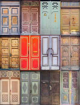 Different styles of antique doors urban homes
