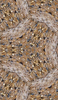 Seamless texture pattern background made out of stones.