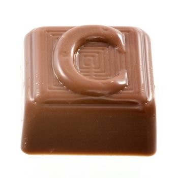 The chocolate letter "C"