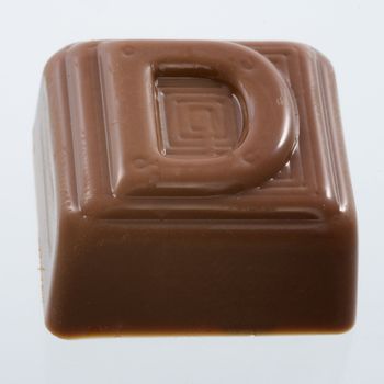 The chocolate letter "D"