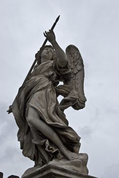 sculpture of the famous Ponte Sant Angelo in Rome by Bernini