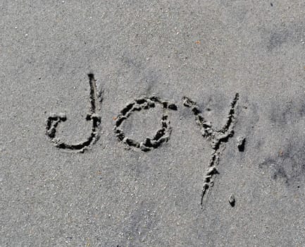 Joy Written In The Sand