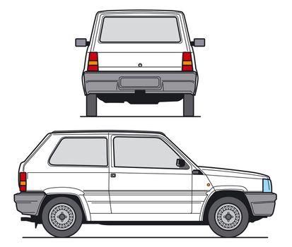 Compact Car - template for presentation