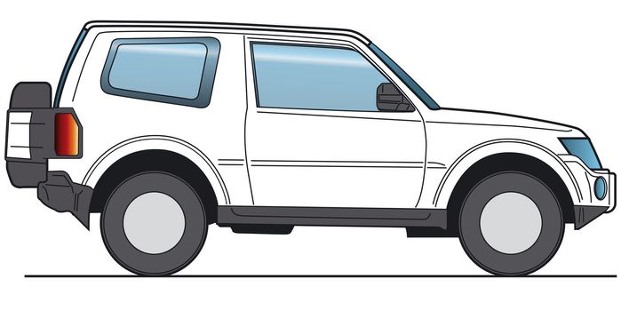 Off-Road, SUV - template for presentation