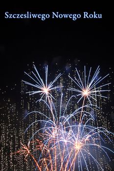 fireworks lighting in many different colors