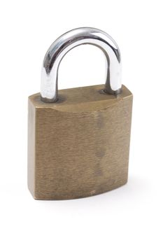 Padlock isolated on white background